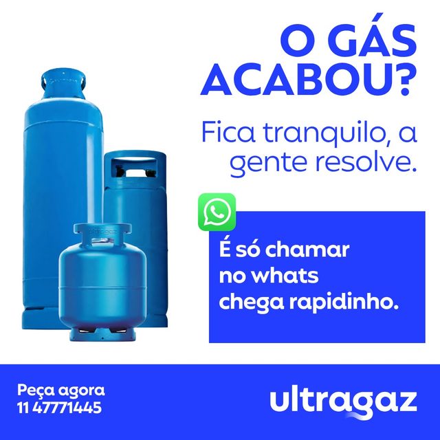 Criativo O gás acabou? para revenda Ultragaz