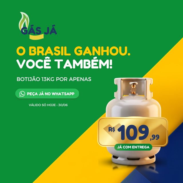 Criativo da Copa para a Gás Já