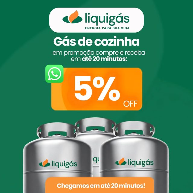 Criativo de oferta para revenda Liquigás